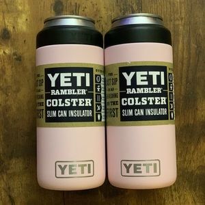individual Ice pink slim can yeti cooler